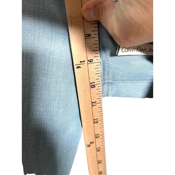 Calvin Klein Bourges Flared Y2K low rise jeans sz 30 - Picture 7 of 13